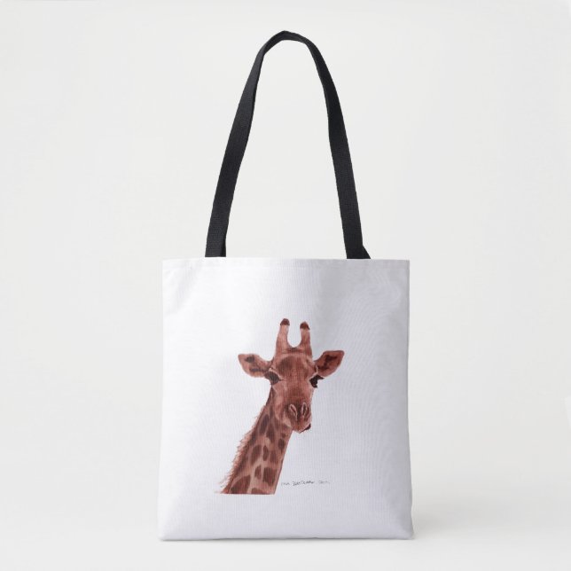 Giraff shoppingbag tygkasse (Framsida)