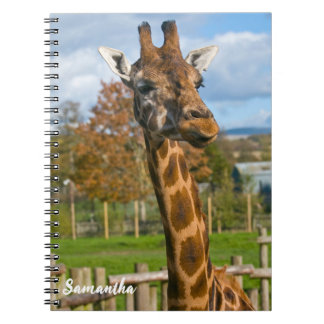 Giraff Spiral anteckningsbok