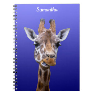 Giraff Spiral anteckningsbok