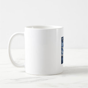 Giraff Stjärnklart Natt Vintage Kaffemugg