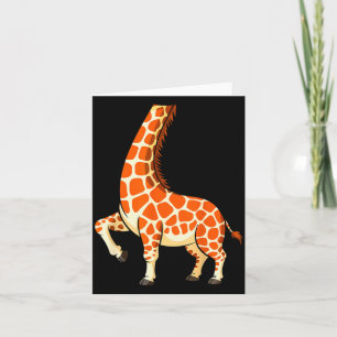 Giraff T-shirt Vuxna Män Kvinnor Barn Giraff Kosty Kort