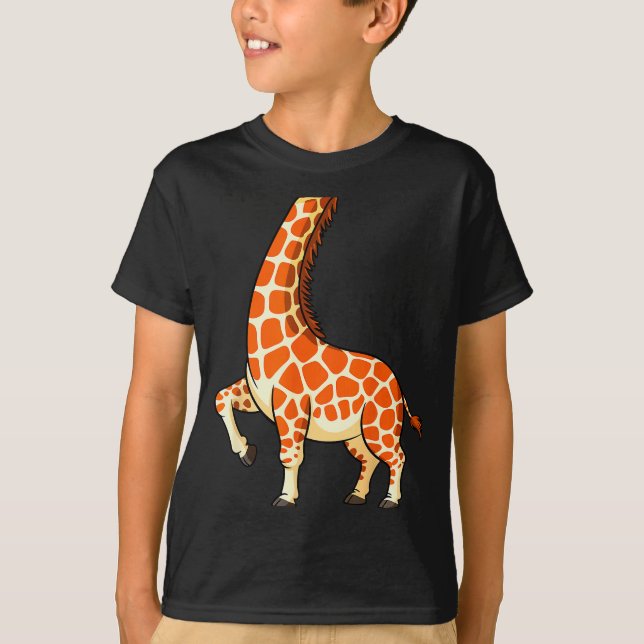Giraff Tröja Vuxna Män Kvinnor Barn Giraff Kostym (Framsida)