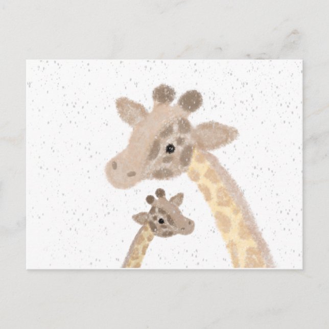 Giraff vykort (Framsida)