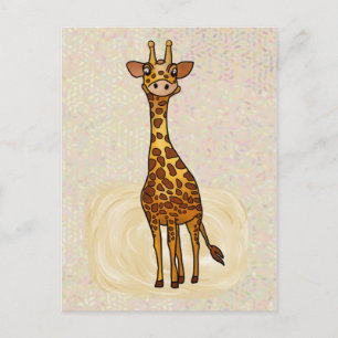 Giraff Vykort