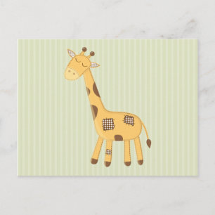Giraff Vykort