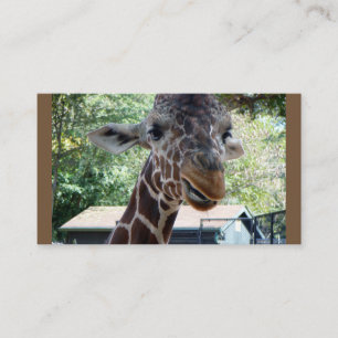 Giraffa-Affärskorten Visitkort