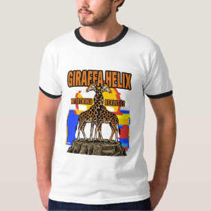 Giraffa Helix Sammanflätade Skönheter T Shirt