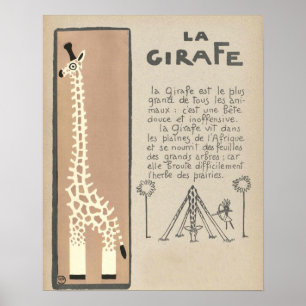 Giraffaffisch Poster