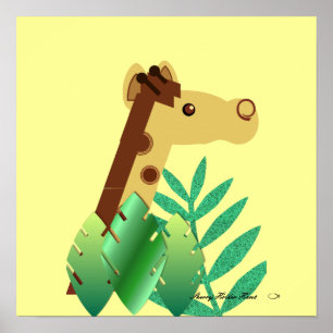 Giraffaffisch Poster