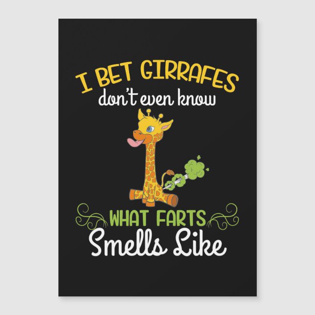 Giraffälskare Giraff Vad Rapar Luktar Som (Framsida)