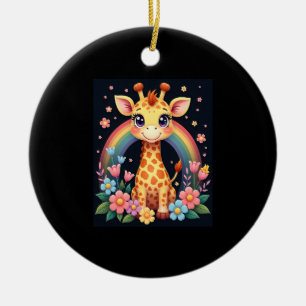 Giraffälskare T-Shirt Julgransprydnad Keramik