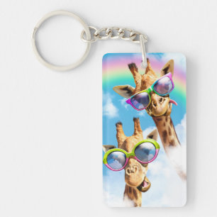 Giraffar med solglasögon