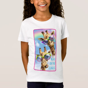 Giraffar med solglasögon t shirt