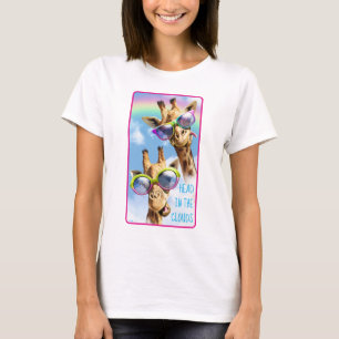 Giraffar med solglasögon t shirt