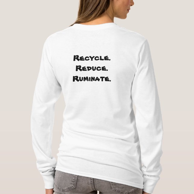 Giraffåtervinna Tee Shirt (Baksida)