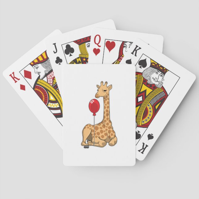 Giraffballong Casinokort (Baksidan)