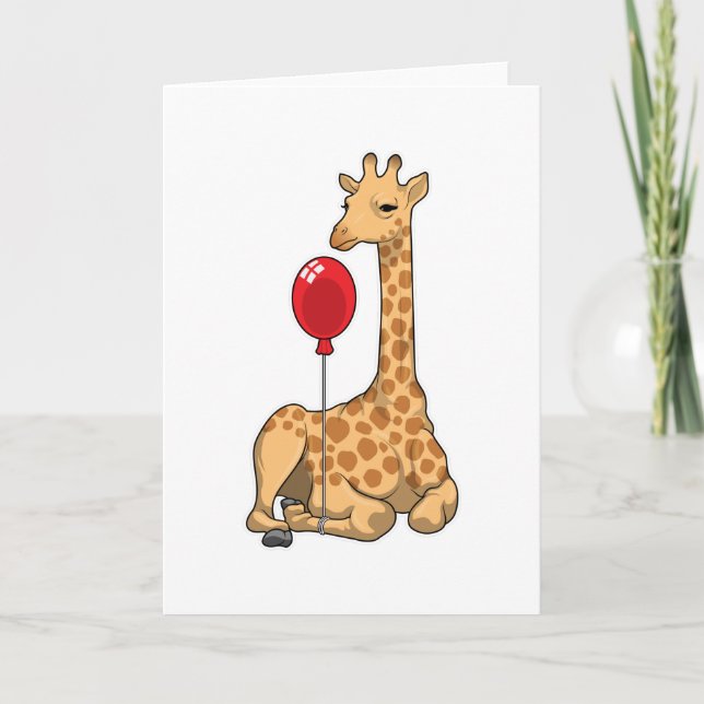 Giraffballong Kort (Framsida)