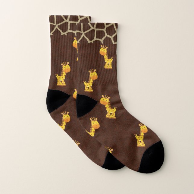 Giraffbesättningsockor Strumpor (Par)