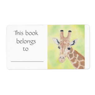Giraffboketikett Fraktsedel