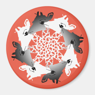 giraffcirkeln magnet