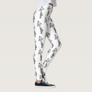 Giraffdamasker Leggings