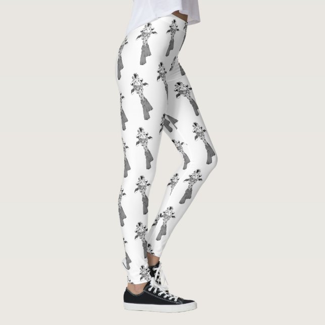 Giraffdamasker Leggings (Höger)
