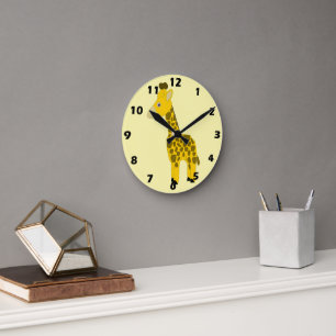 Giraffdesign Rund Klocka