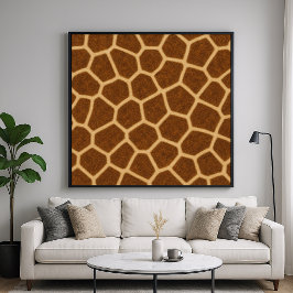 Giraffdjursmönster Poster