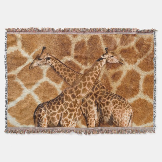 Giraffe 1a Throw Blanket Filt (Framsidan)