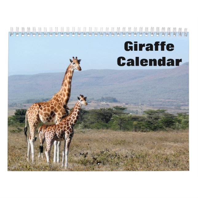 Giraffe 2025 kalender (Omslag)