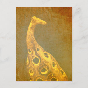 Giraffe Abstrakt vykort