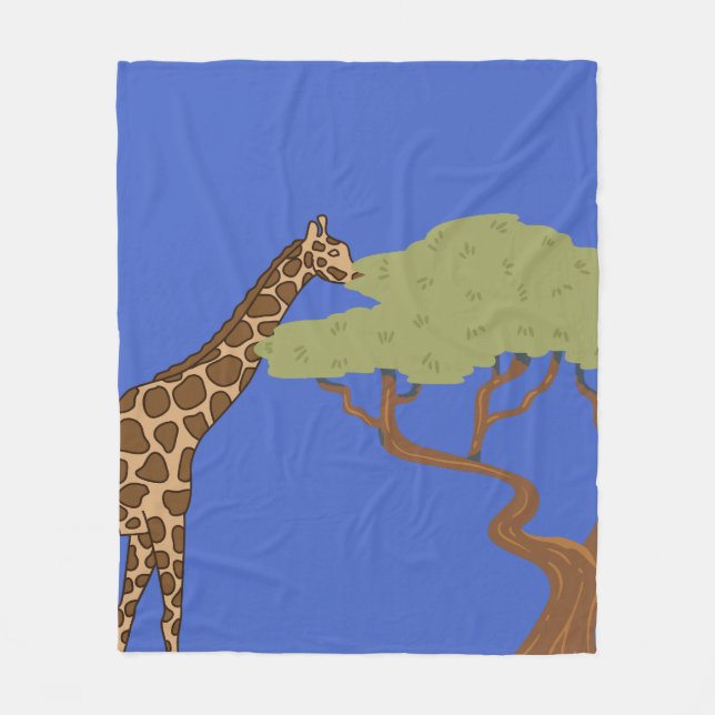 Giraffe, Acacia Fleecefilt (Framsidan)