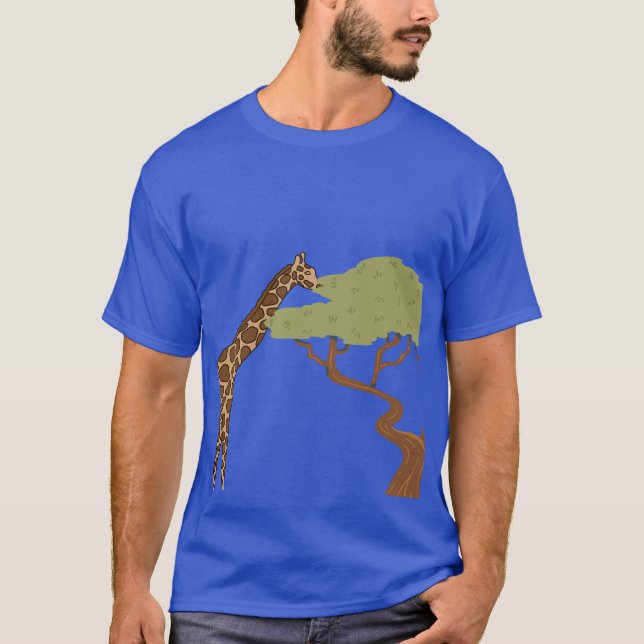 Giraffe, Acacia T Shirt (Framsida)