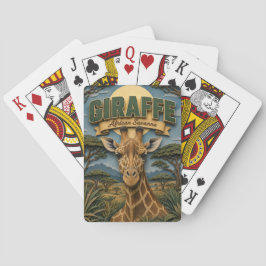 Giraffe African Savanna POPCUT Casinokort