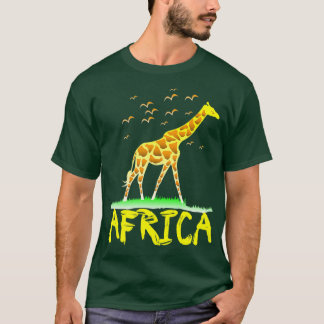 Giraffe Afrika Afrika Safari kläddesign för T Shirt