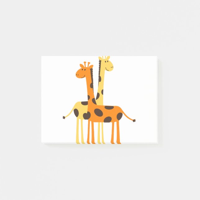Giraffe Afrika Safari Post-it Block (Framsida)