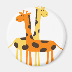 giraffe afrika safari wildlife magnet