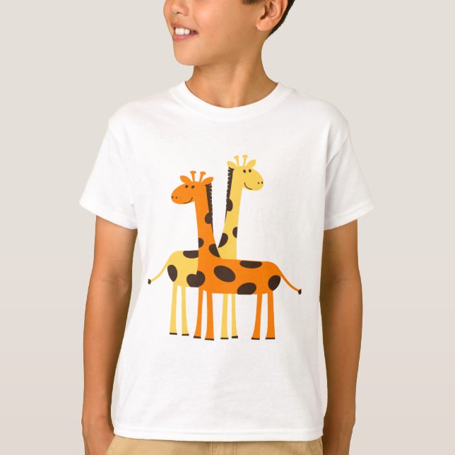giraffe afrika safari wildlife tee (Framsida)