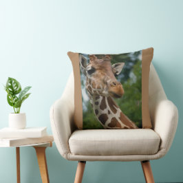 Giraffe Älskare Art Kudde