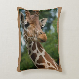 Giraffe Älskare Art Prydnadskudde