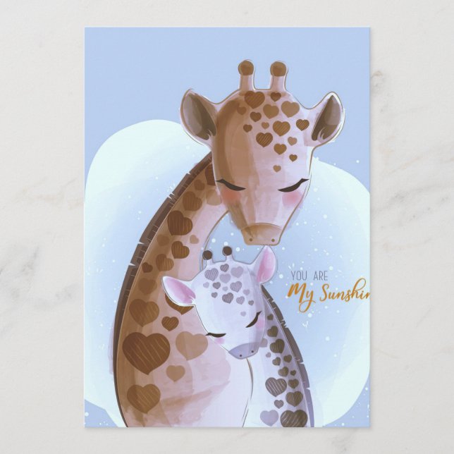 Giraffe Älskare Cute Giraffes Program (Framsida)