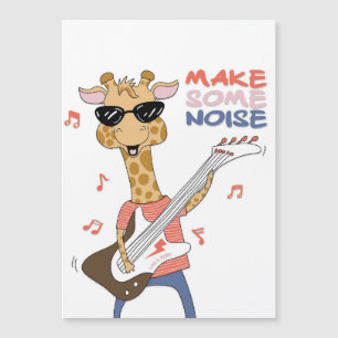Giraffe Älskare Giraffe Gitarr Gör Lite Buller