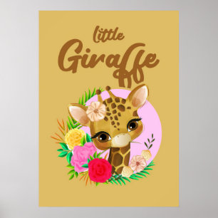 Giraffe Älskare Giraffes Afrika Poster