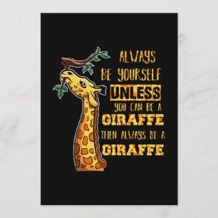 Giraffe Älskare Giraffes var alltid du själv Program
