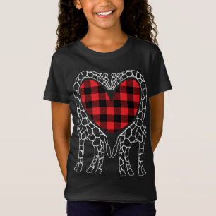 Giraffe Älskare jul Buffalo Play Pajama Anim T Shirt