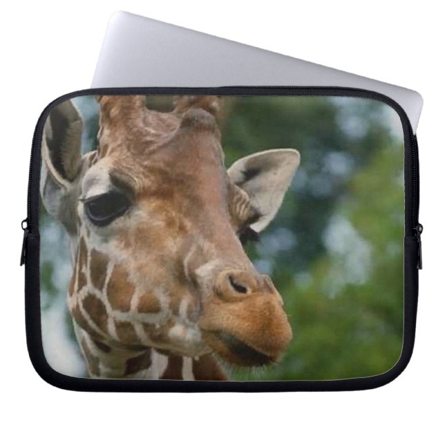 Giraffe Älskare Wildlife Laptop Fodral (Framsidan)