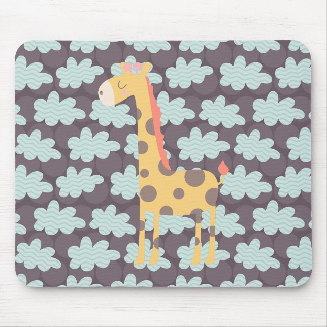 Giraffe and Clouds Musmatta (Framsidan)