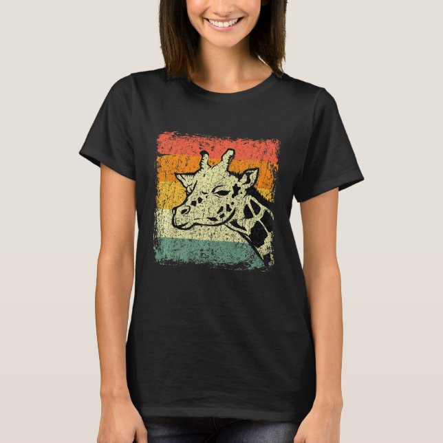 Giraffe Animal Giraffe T Shirt (Framsida)