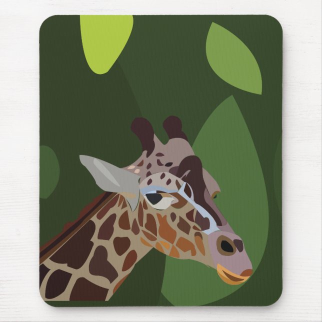 Giraffe Animal Illustration Musmatta (Framsidan)