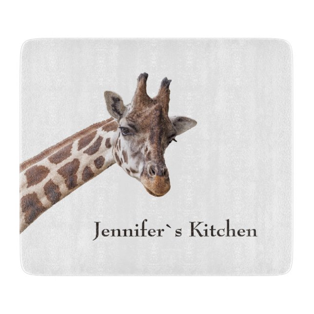 Giraffe Animal Personlig Namn (Framsidan)